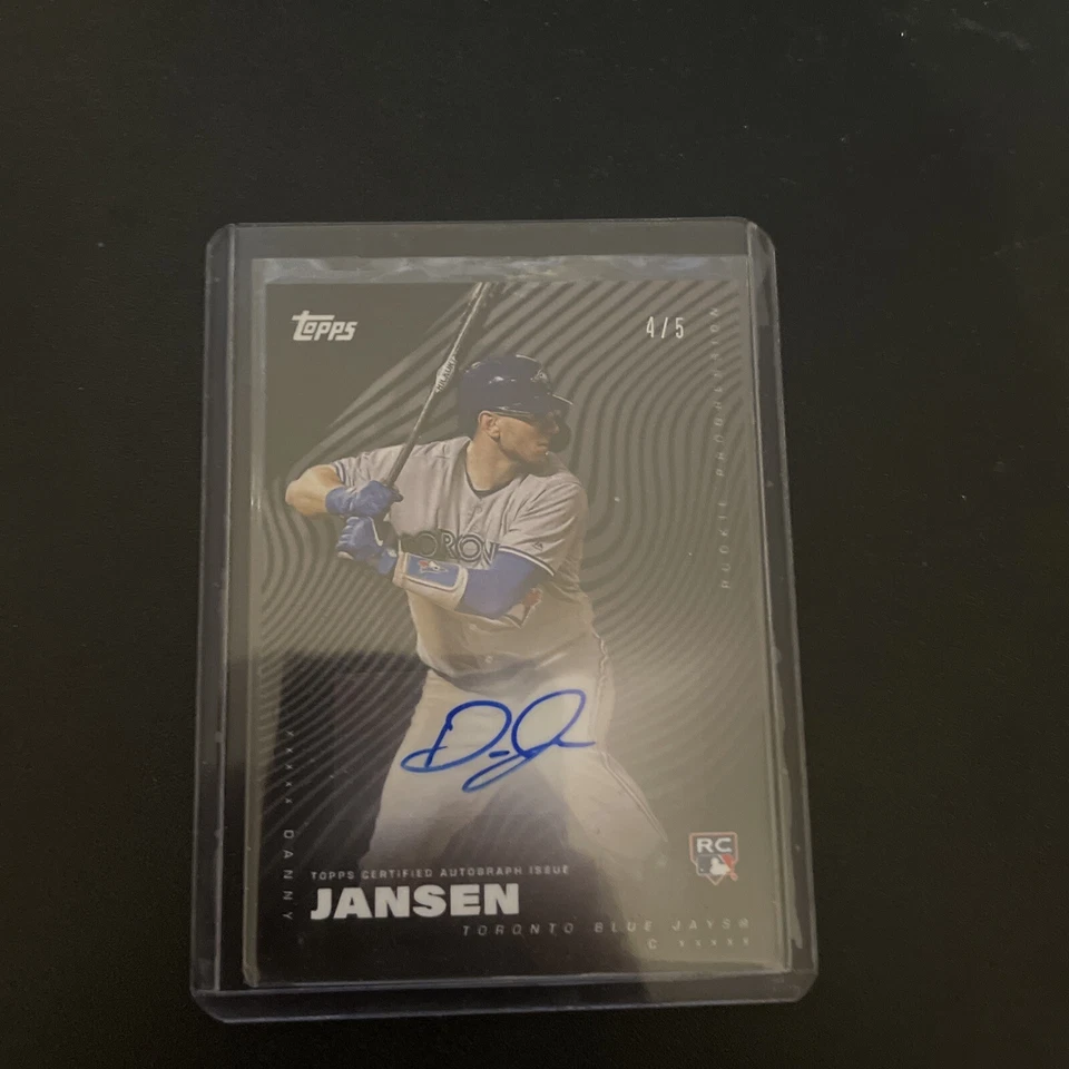 Danny Jansen Toronto Blue Jays Topps On Demand Rookie Progression Auto /5 - Image 1 of 1