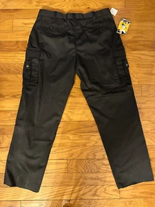 NWT Propper Womens Tactical Uniform Pants Black Size 24 Waist 42 Unfinished Hem - Picture 1 of 7