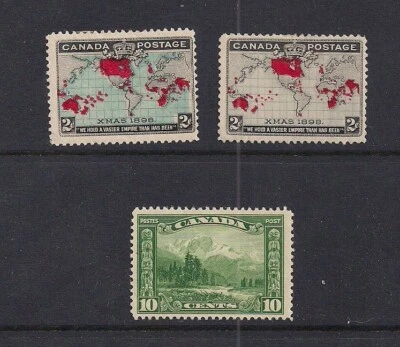 Lot of Canada Mint NH and LH #84,85,155, and more - Image 1 of 2