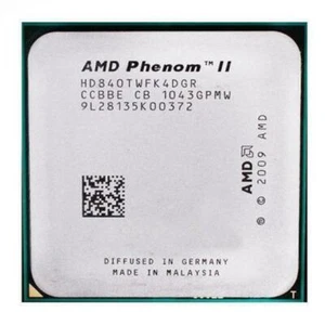 AMD Phenom II X4 840T CPU 4-Core 2.9GHz 2000 MHz 95W Socket AM2+/AM3 Processors - Picture 1 of 4
