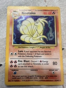 Pokemon NineTales Card 12/102 1999 Holographic (DETAILS IN LISTING) - Picture 1 of 6