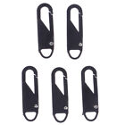 5pcs Universal Zipper Puller Detachable Metal Zipper Head Slider Repair Kits