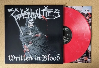 The Casualties Written In Blood 12" Vinyl Record - Cock Sparrer Operation Ivy - Image 1 of 4