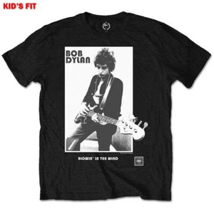 OFFICIAL LICENSED - BOB DYLAN - BLOWING IN THE WIND BOYS T SHIRT ROCK FOLK 60'S - Picture 1 of 1