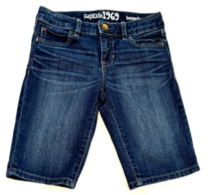 Gap Kids 1969 Bermuda Demin Jean Shorts 5-Pocket Design Girls Size 7 Regular - Picture 1 of 5