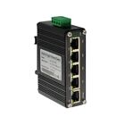 Mini Industrial 5 Ports Gigabit Switch Hardened 5 Port RJ45 10/100/1000Mbps E...