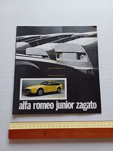 Alfa Romeo Junior Zagato 1969 depliant articolo Style Auto originale italiano - Picture 1 of 8