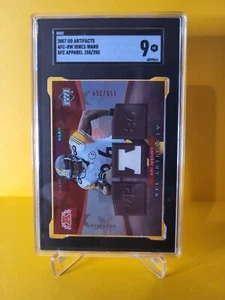 2007 Upper Deck Artifacts AFC-HW Hines Ward /250 Pittsburgh Steelers SGC 9 - Picture 1 of 3