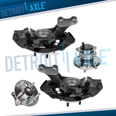 Buje de nudillos delanteros cojinetes de cubo de rueda trasera para Toyota Camry Lexus ES350 2007-11 Foto 1 de 4