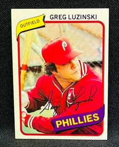 1980 Topps Baseball - GREG LUZINSKI #120 - PHILADELPHIA PHILLIES - Picture 1 of 2