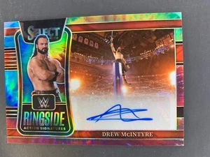 2022 Panini Select WWE Ringside Action Signatures Tie-Die Drew McIntyre /25 - Picture 1 of 2