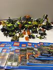 LEGO City Volcano Exploration Base (60124) Plus 4 Others Used Complete