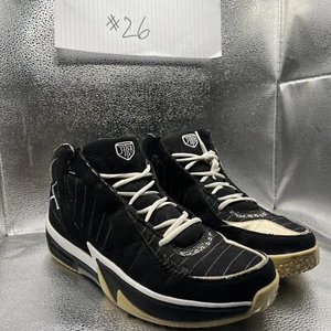 Size 11.5 - Nike Air Jordan Jeter Captain-Black-White 2008 - Picture 1 of 7