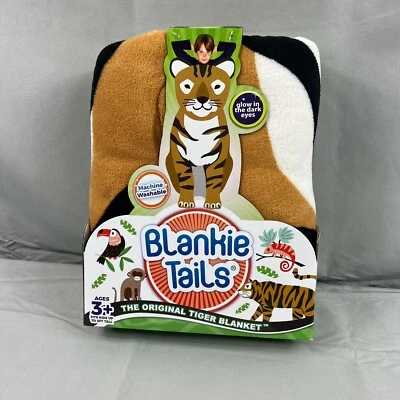 Blankie Tails Original Tiger Blanket 22" Machine Washable NEW - Image 1 of 3