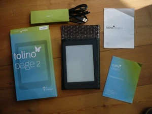 tolino page 2 - ebook reader - frontlight - OVP - guter gebrauchter Zustand - Bild 1 von 6