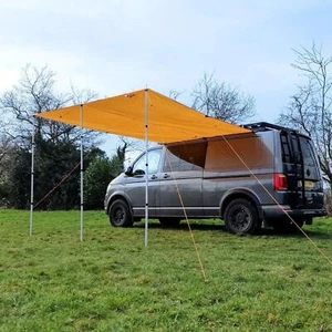 Debus VW Campervan Sonnendach V2.0 mit Aluminiumstangen Sonnenuntergang orange - Bild 1 von 1