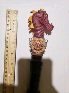 MagiQuest Wand and Red Dragon Topper - Great Wolf Lodge - Master Magi MagicQuest - Picture 1 of 7