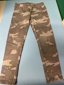 GIRLS SIZE MEDIUM 7/8 SO BRAND Gray CAMO LEGGINGS PANTS - Picture 1 of 4
