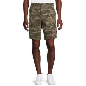 Pantalones Cortos George Para Hombre y Hombre Grande Carga Calce Relajado, Entrepierna 10.5", Talla 30 - Imagen 1 de 4