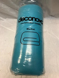 Deconovo Blanket (50 x 60 inch) Teal or blue - Picture 1 of 5
