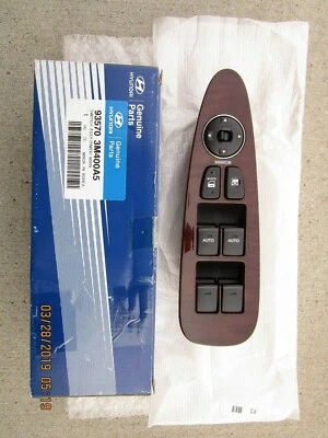 09 - 14 INTERRUPTOR VENTANA ELÉCTRICA HYUNDAI GENESIS MASTER NUEVO 93570-3M400A5 Foto 1 de 4