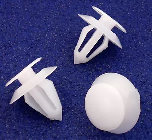 20x Vauxhall / Opel Interior Door Card Trim Fastener Clips - White - Picture 1 of 1