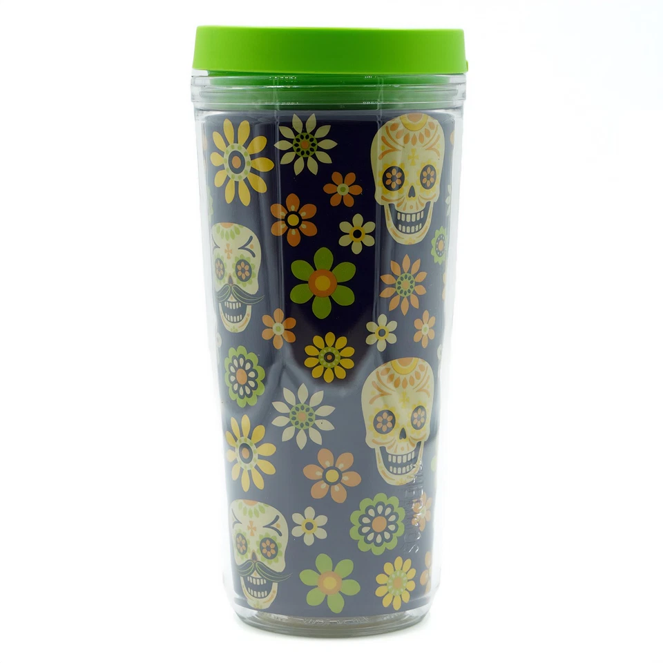 Termo 16 oz. Vaso de viaje de doble pared - Máscaras de Halloween Foto 1 de 1