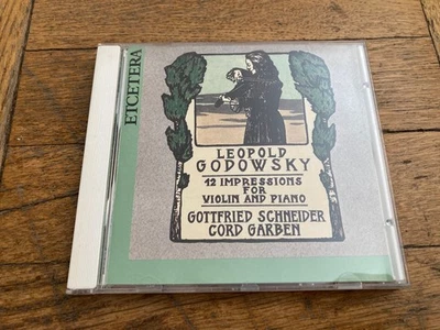 Leopold Godowsky: 12 Impressions for Violin and Piano (CD) Schneider / Garben Foto 1 de 3