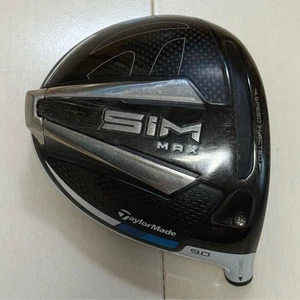 TaylorMade SIM MAX Driver Head 9 Degree Golf Club Used Condition - Picture 1 of 7