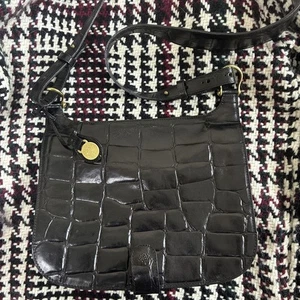 MULBERRY Shoulder Bag Purse Logo Leather Authentic - Picture 1 of 24