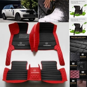 For Land Rover RR Evoque Car Floor Mats Luxury Waterproof Pads Liner Auto Rug - Imagen 1 de 31