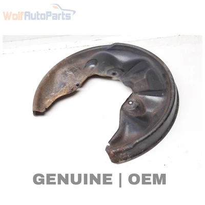 AUDI A8 QUATTRO 2003-2010 - Rotor de freno trasero izquierdo / Pinza protector contra salpicaduras Foto 1 de 4