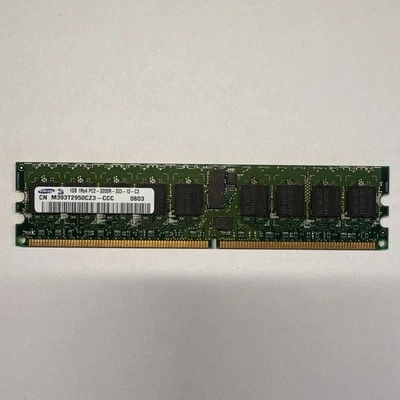 Samsung, 1GB Memory PC2-3200, P/N M393T2950CZ3-CCC (QTY: 1) - Image 1 of 4
