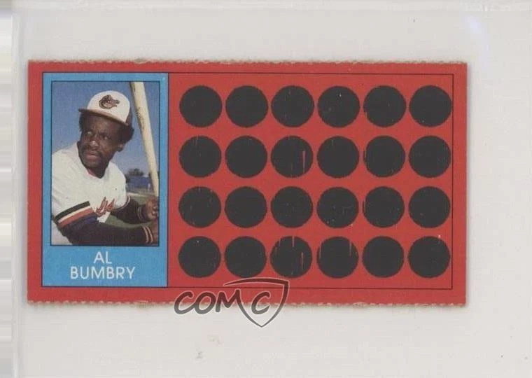 1981 Topps Baseball Scratch-Off Separated Al Bumbry #29 - Image 1 of 2
