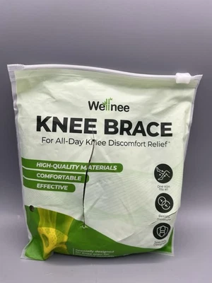 Wellnee Knee Brace For All Day the Discomfort Relief One-Size New Bag Damaged  - Image 1 of 4