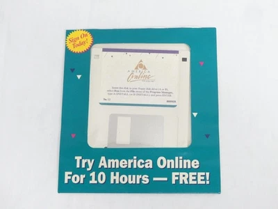 AOL America Online For Windows Version 1.1 Sealed Mailer 3.5” Floppy Disk - Image 1 of 4