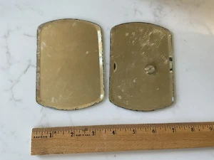 Pair Vintage Handheld Mirror—mirrors. Bevelled Old Antique Qty 2 - Picture 1 of 3
