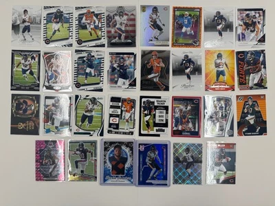 Chicago Bear 30 Team ROOKIE INSERT Patch Jersey Lot Roschon Jaylon Johnson /299 - Image 1 of 4