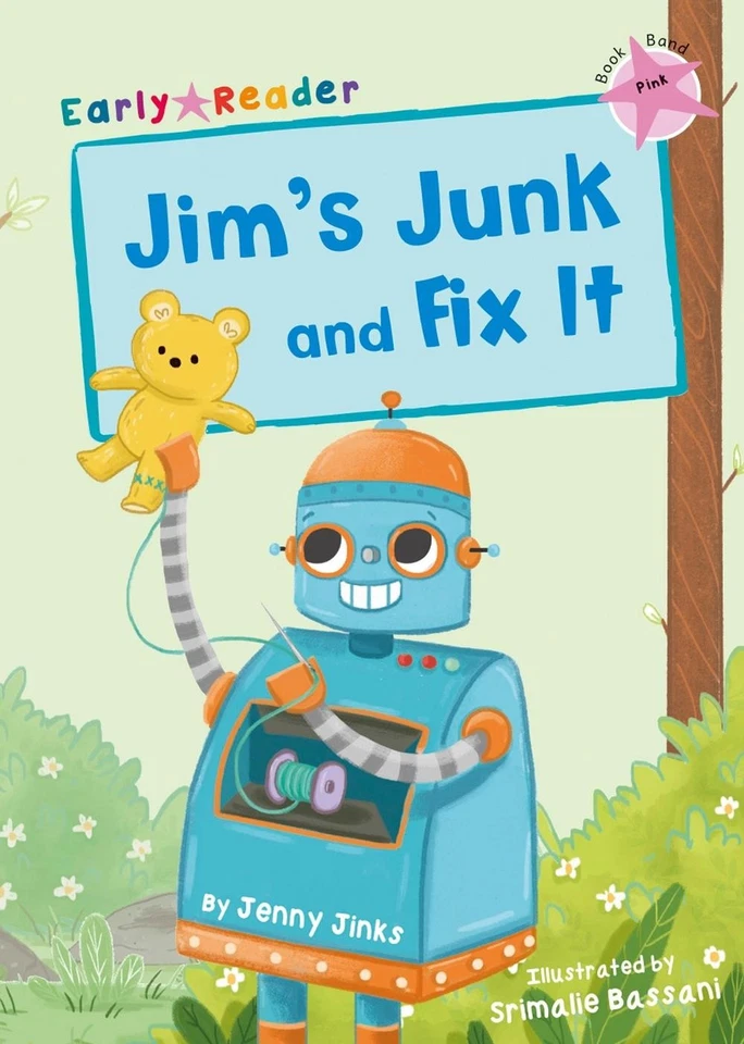 Jim's Junk and Fix It: (Pink Early Reader) by Jenny Jinks Paperback Book - Image 1 of 1
