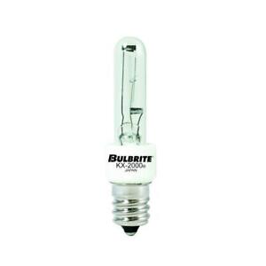 Bulbrite 20W; 120V; T3; E12 Base; 2700K Dimmable Halogen Incandescent Light Bulb