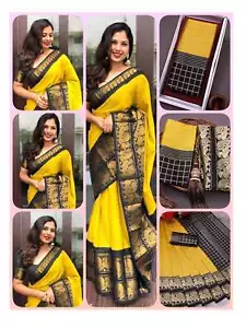 Art Silk Traditional Designer Saree – Ethnic Wear for Women- 203 - Picture 1 of 6