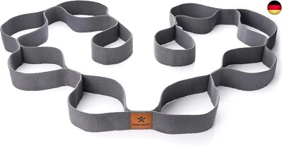 BESUCHE DEN BODYMATE- BODYMATE Dehnungsband mit 10 Schlaufen - insgesamt ca. 190cm lang - 3,8cm breit