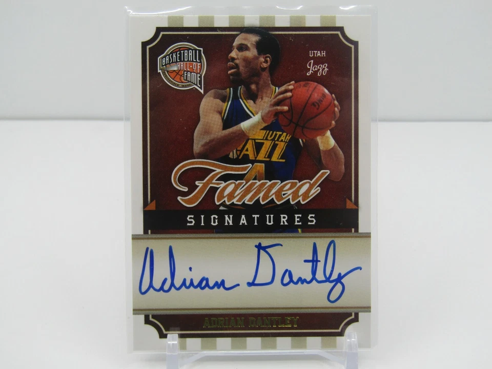 ADRIAN DANTLEY 2010 HALL OF FAME AUTO AUTOGRAPH #73/499- JAZZ!! - Image 1 of 2