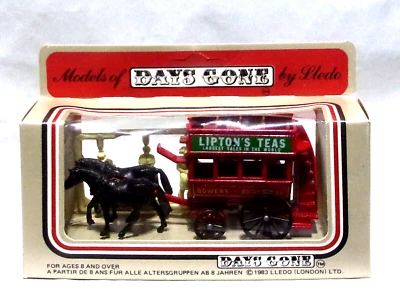 KKar LLedo - Days Gone - 0401A - Horse Drawn Omnibus - Brown Seats, Green Label - Image 1 of 4