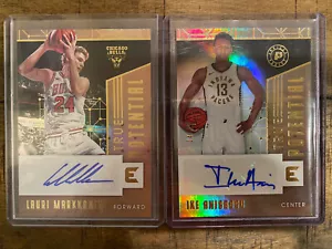 2017-18 Essentials True Potential Lauri Markkanen Ike Anigbogu Gold /35 RC Auto - Picture 1 of 4