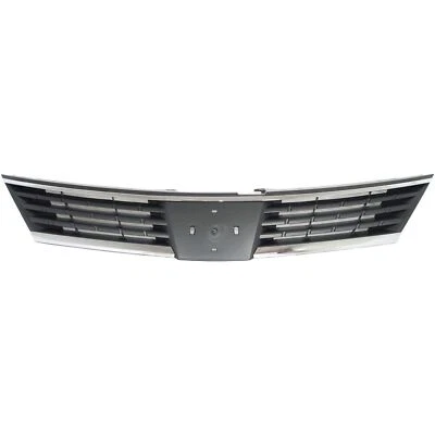 New Front Chrome Gray Grille For 2007-2009 Versa 1.8L NI1200224 62310EM30A - Image 1 of 4