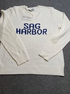 Maglione Ellsworth & Ivey Baltusrol taglia XL avorio SAG HARBOR NUOVO CON ETICHETTE - Foto 1 di 11