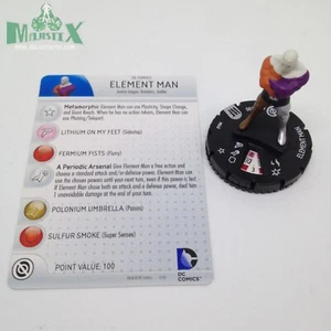 Heroclix World's Finest Set Element Man #040 ¡Figura rara con tarjeta! - Imagen 1 de 1