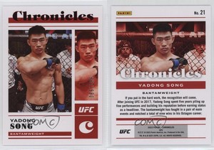 2023 Panini Chronicles UFC Red /199 Yadong Song #21