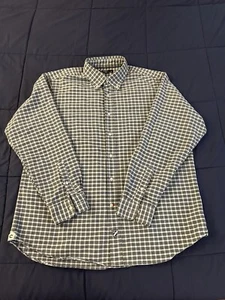 Mens Daniel Cremieux Shirt XL Green Long Sleeve Collared Classic - Picture 1 of 11